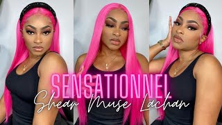 Neon Hot Pink Wig Install  | Sensationnel Shear Muse Lachan | ***Beginner Friendly***