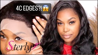 Sterly Hair 4C Edges Wig Honest Review And Tutorial