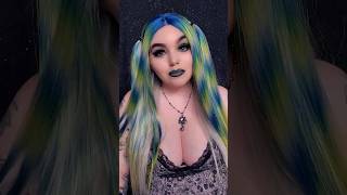 New Zury Sis #Lacefrontwig Sammi In Green #Rainbow #Zurysis #Lacefront #Wig #Hair #Colorful #Longwig