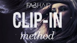 How To: Do Hair Extensions Clip In Method From Fabhair.Com