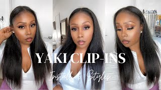 How To: Relaxed Yaki Clip Ins Install ~ Beginner Friendly & Affordable!  Ywigs