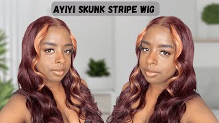 Gorgeous Money Piece 13X4 Lace Front Wig| Lace Front Ft. Ayiyi Hair Frontal Install | Wig Install
