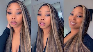 Megalook Hair Balayage Highlight Wig (Unsponsored) !!