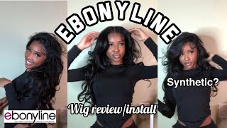 Ebonyline Synthetic Black Hd Lace Wig | Ebonyline Hair Review