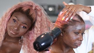 Let'S Make A Pink Lace Frontal Wig From Start To Finished | Shalom Blac