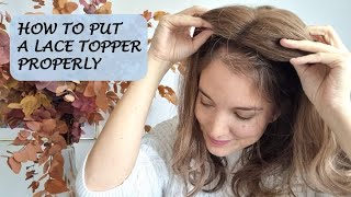 Tuto: How To Put A Lace Hair Topper Properly?