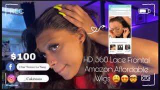Best Amazon Hd Lace Frontal |Unboxing+ Install Beginner Friendly , & Review | Ft: Beeos Hair