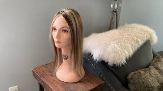 Is This The Right Hair Topper?  Brown With Lots Of Blonde Highlights, Seamless Hair Topper