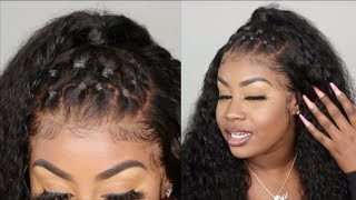 How I Make Wig Look Realistic With Baby Hair Ft. Rubberband Style Tutorial | Bestlacewigs