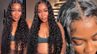 Giving Frontal! My Go To Deep Wave 5X5 Closure Wig | Easy Install + Define Curls | Asteria Hair